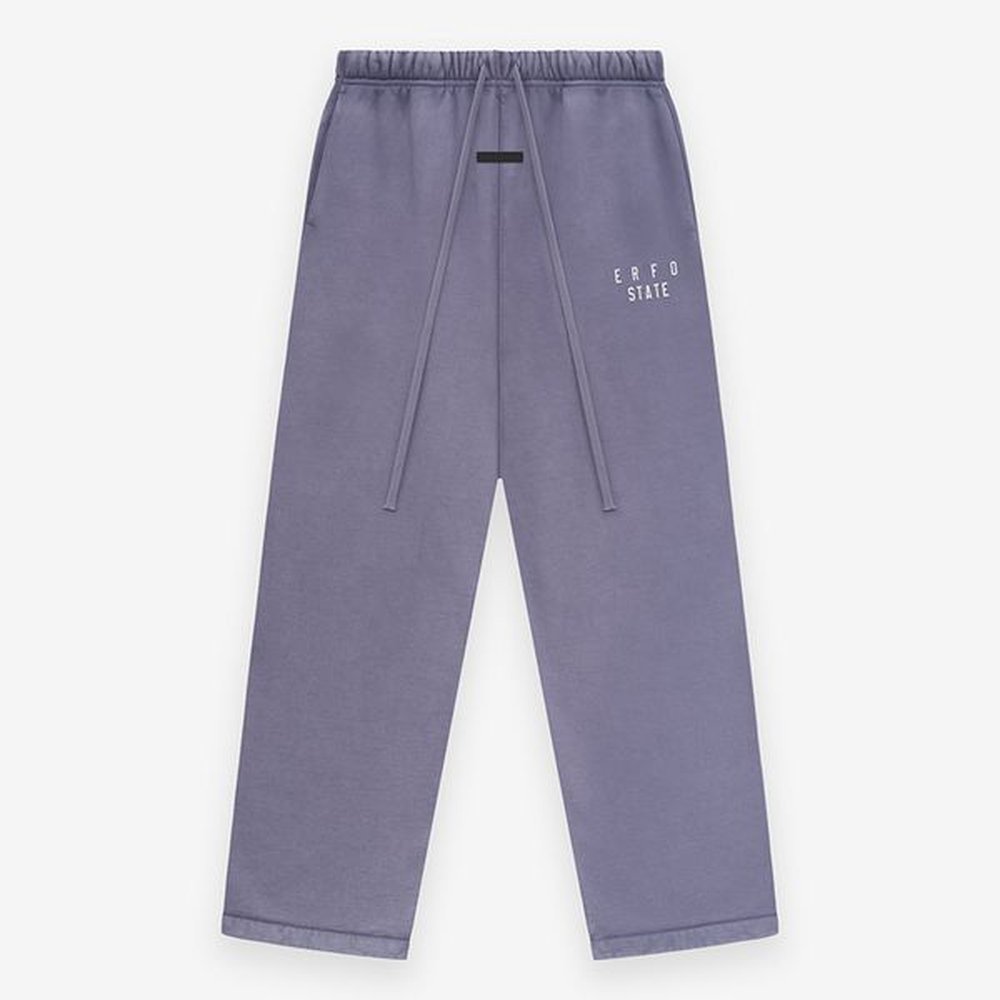24FW Autumn Winter Europe USA Letter Print Drawstring Pants Fleece Trousers Bell-bottoms Casual Sweatpants Men Women Jogger 1031