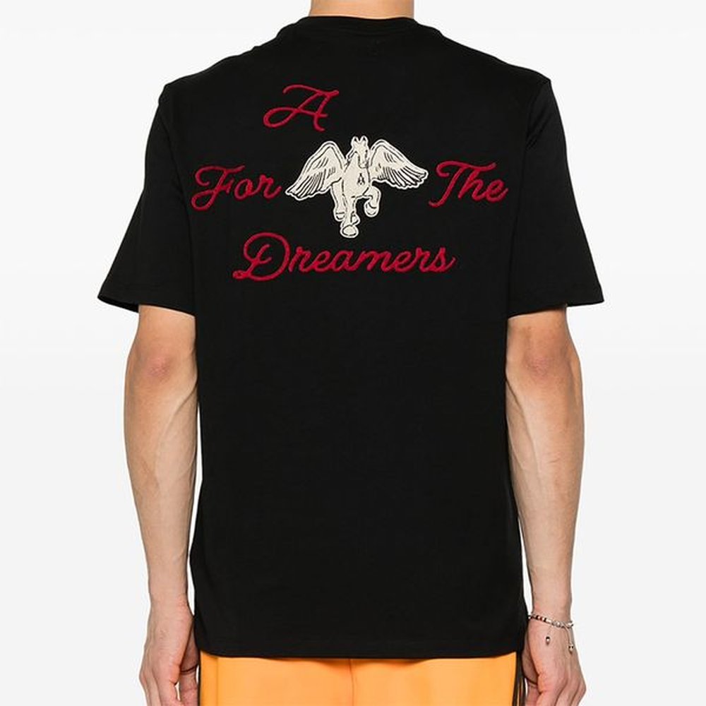 24fw Europe USA Style Pegasus Letter Towel Embroidery Tee Designer Graphic T-shirt Spring Summer Casual Fashion Skateboard Men Women T shirt