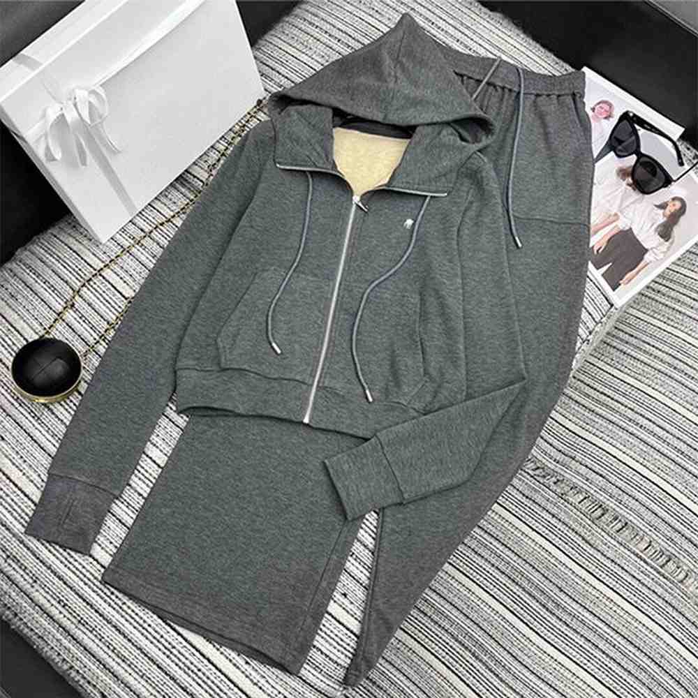 fw womens hoodies cotton overcoat sweatshirts hooded zipper jacket tracksuit