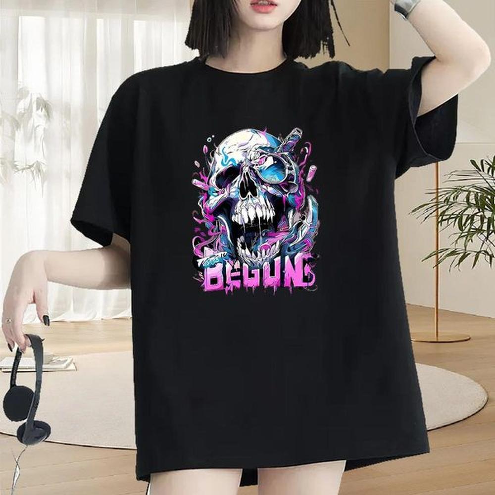 g cotton t shirt for woman breathable crew neck