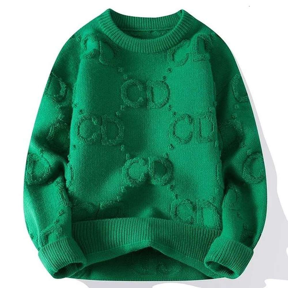 G Hoodie Designer 2025 Fall Winter High End Men Knitwear Top Quality Mens Soft Warm Wool Sweater Classic Fashion Handsome Sweaters Male 2409