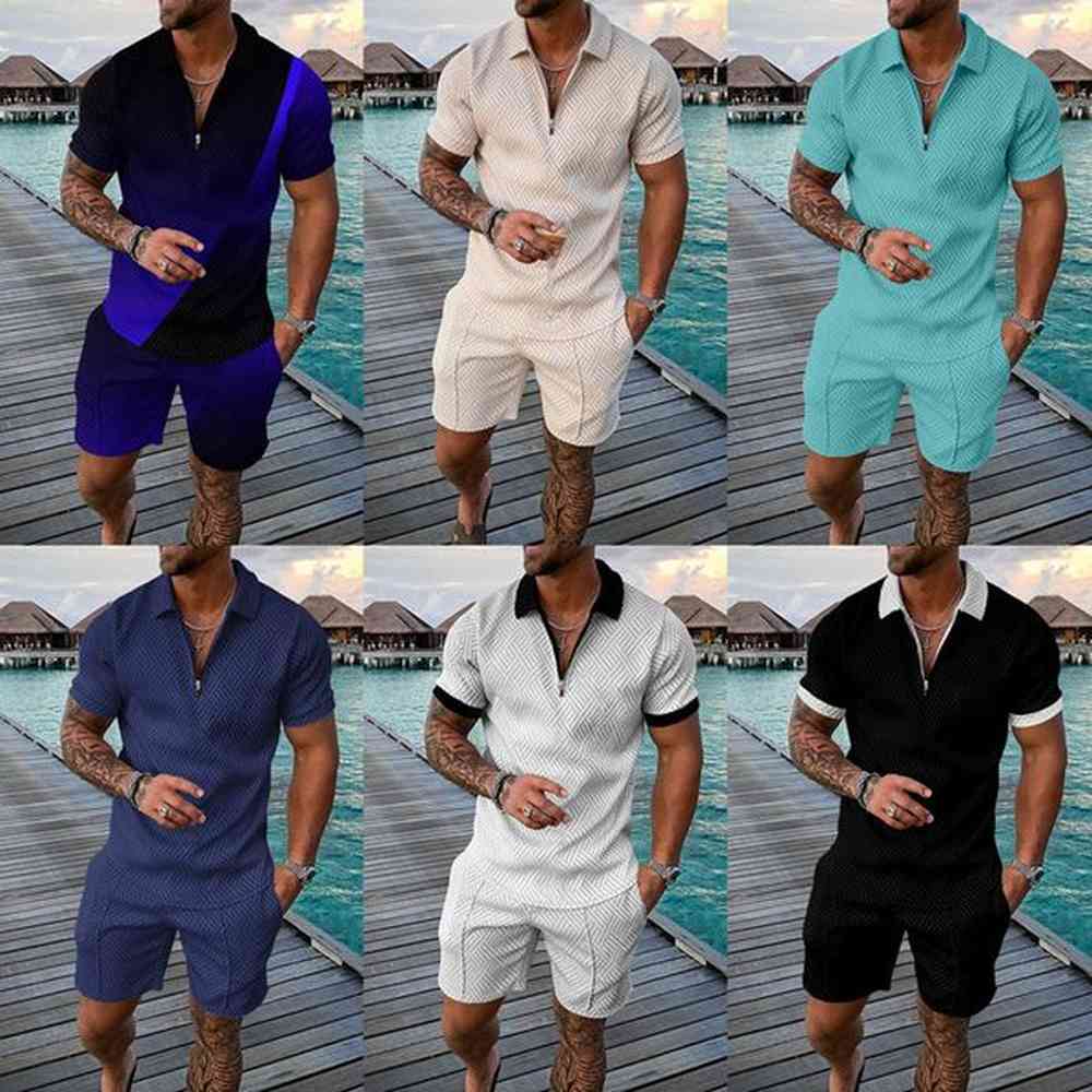 Good Casual Tshirt Man Tracksuits Animal Print short Sleeve Shirt Loose Suit Tracksuit men Summer Hawaii Outfits Sets Two Piece Top and Shor