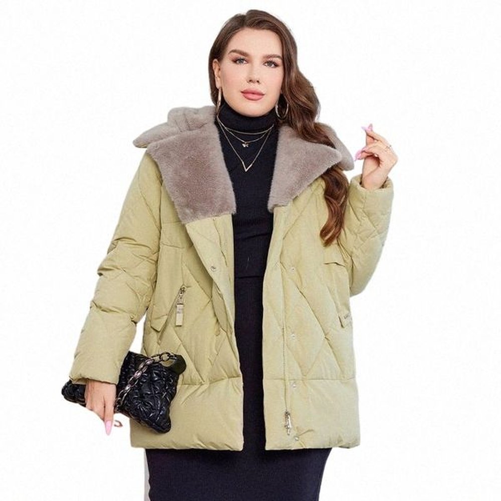 hailuozi new womens winter jacket plus size short hooded