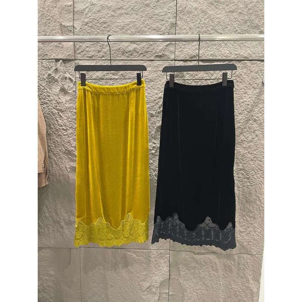 half skirt fashionable and stylish slim medium to long high