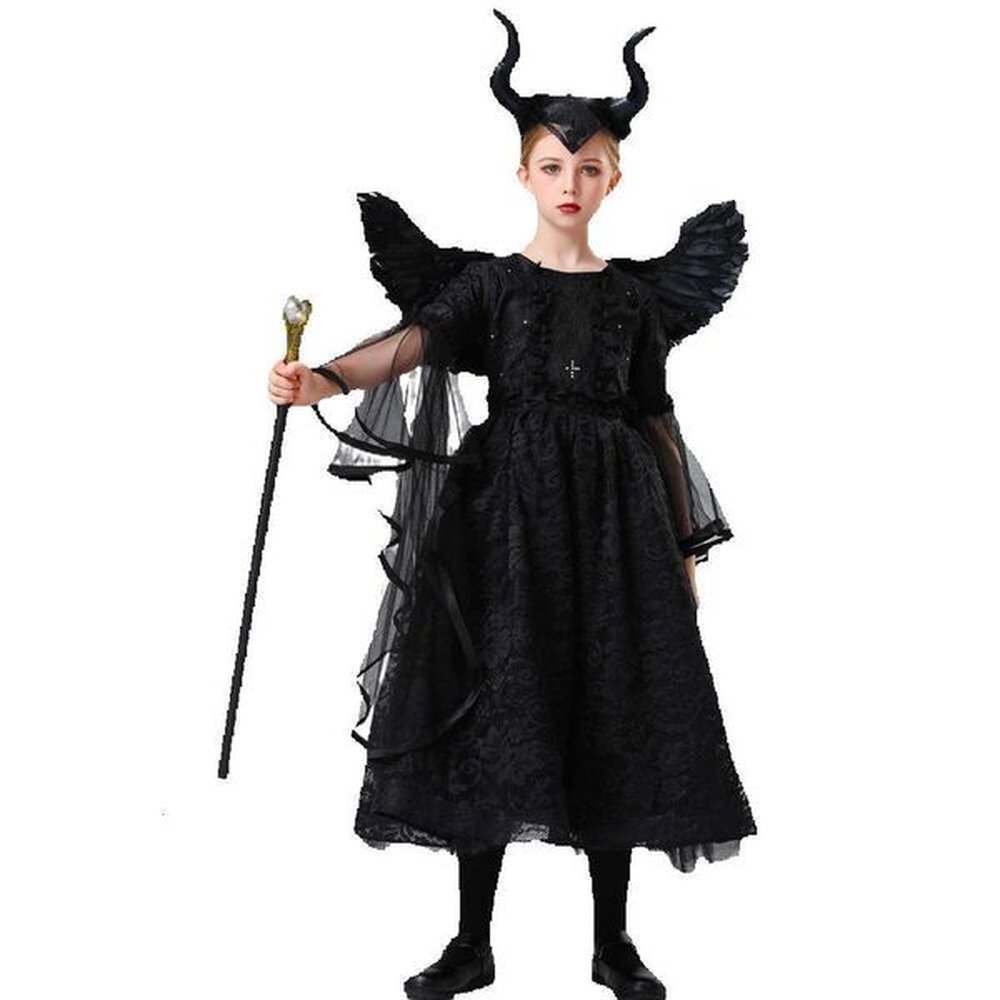 halloween childrens costume sleeping spell girls cosplay makeup ball witch