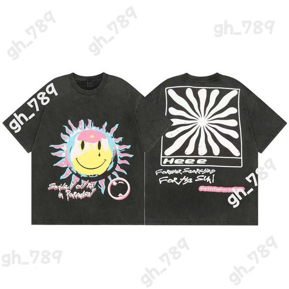 Halloween Shirt Designer T Shirt Casual Cotton Shirts Men Quality Trend Shirt With Monogrammed Print Short Sleeve Top Mens Hip Hop Clothing