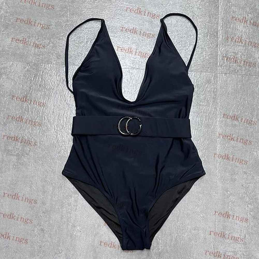 halter designer swimwears women bodysuit v neck one piece bathing