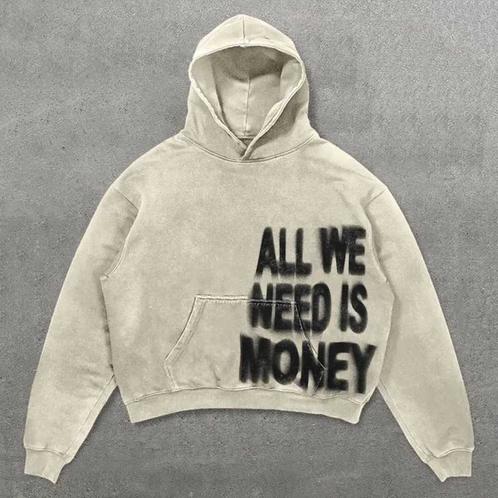 Haruku Oversize Letter Print High Quality Hoodie Vintage Streetwear Sweatshirt Goth Jacket Y2k Hoodies Women men