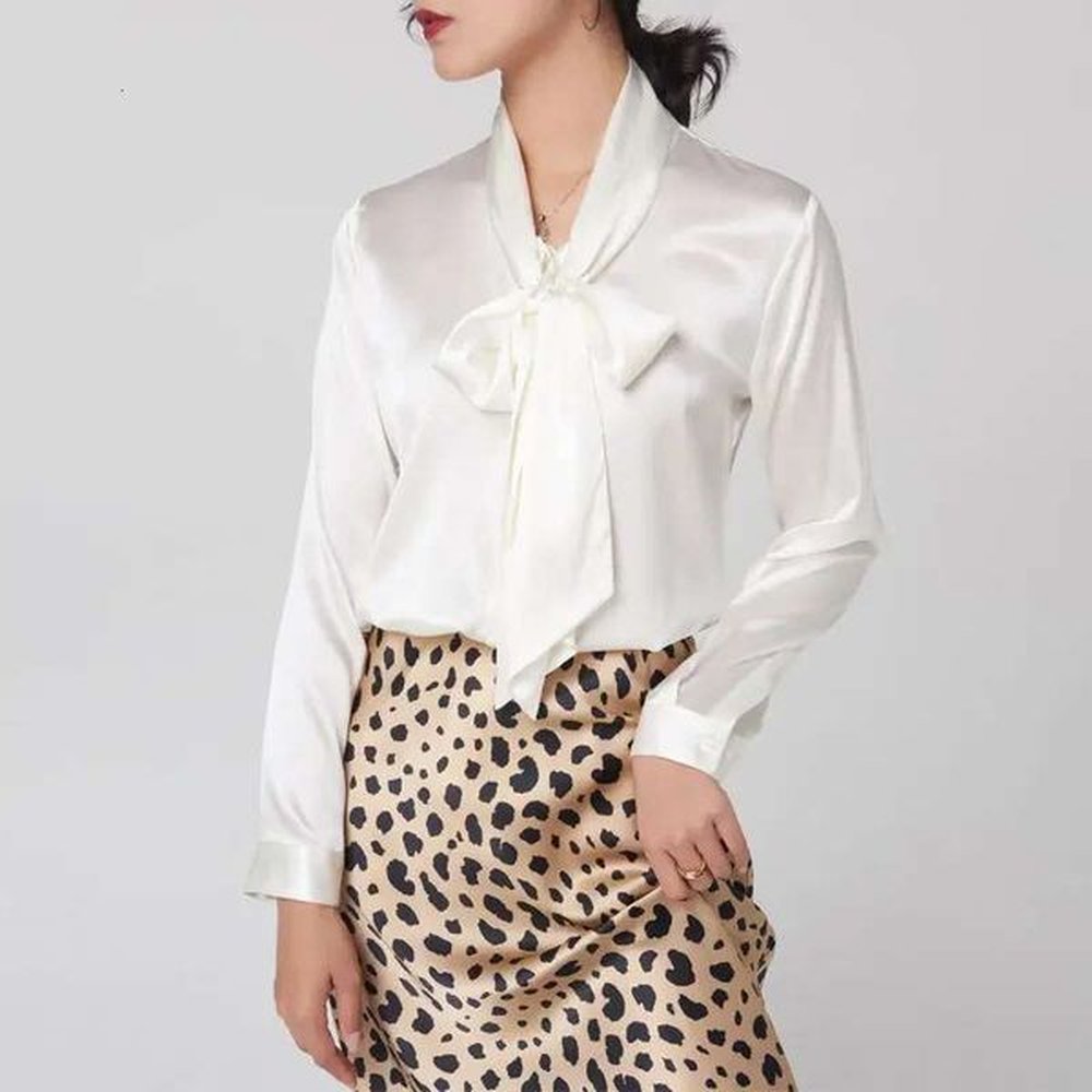 heavyweight mulberry womens spring and autumn new long sleeve