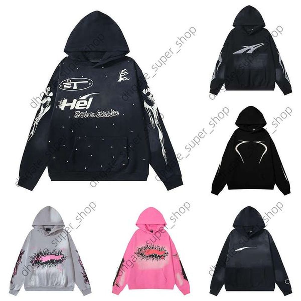 hell starhoodiemens designer hoodie for man hoodie designer woman Luxury Brand hell Hoodie set Y2K Hip Hop Classic Vintage Graphic Long Slee