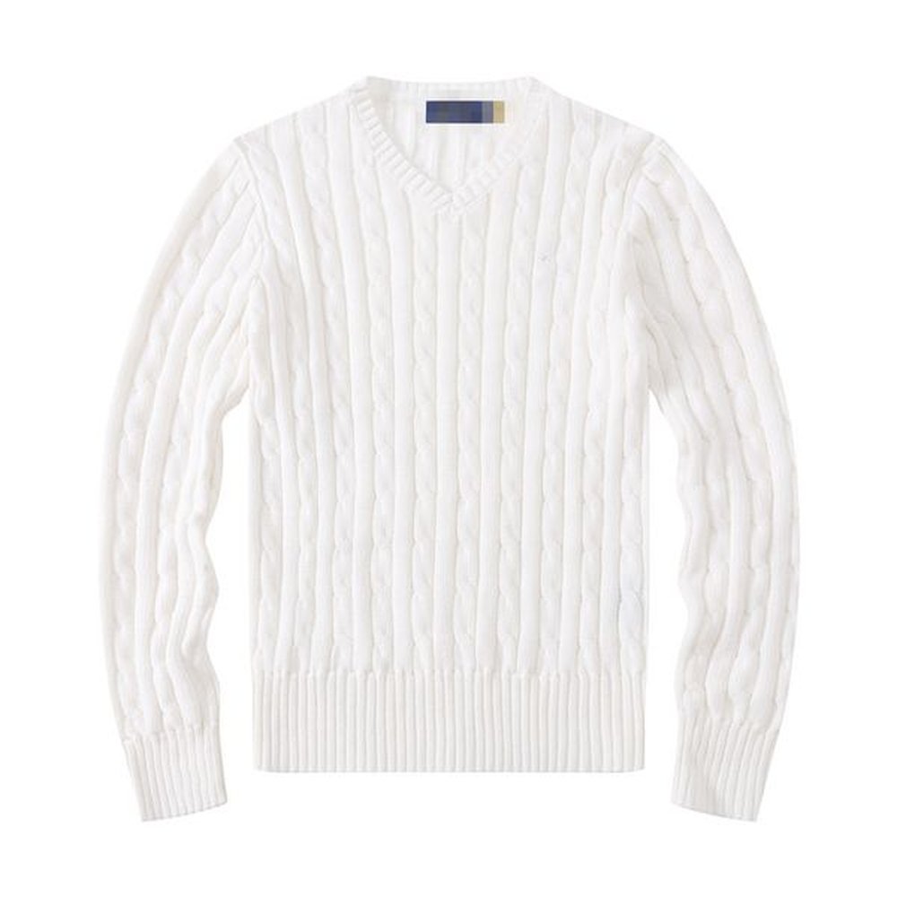 high end womens sweater long sleeved vneck pullover with letter
