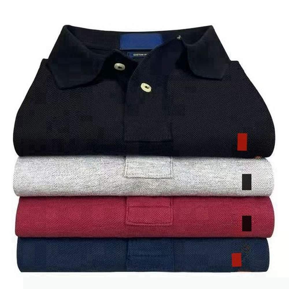 High Quality Italy mens designer t shirt Polo Shirts High Street Embroidery small horse womens Clothing Mens
