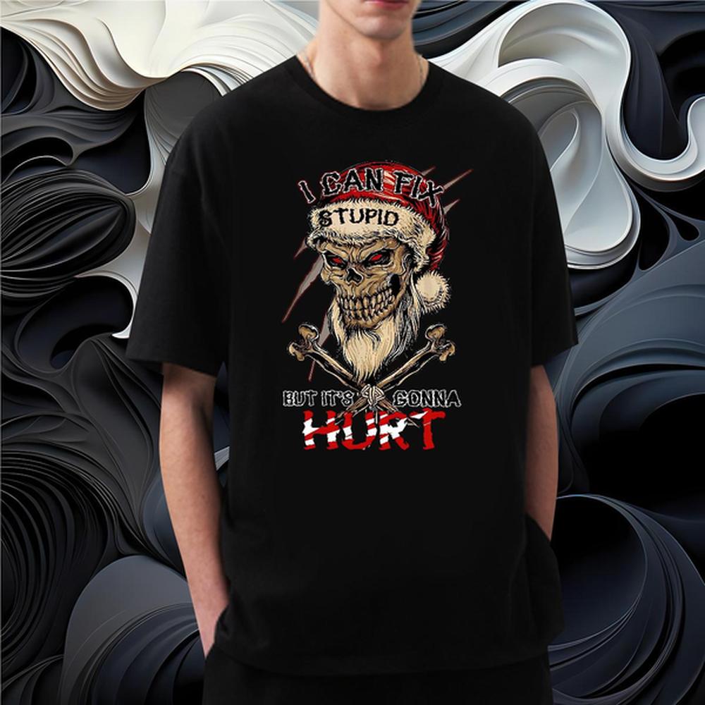 High Quality Men T Shirts Skeleton 230g Cotton Casual Beach Breathable Crew Neck Cotton Tshirts Factory Direct Black Oversized Wear