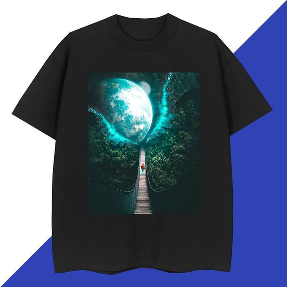 High Quality Mens Tshirts 230g Pure Cotton Casual Beach sky Custom Cartoon Breathable Short Sleeve Customized Men T Shirts Tee Shirt