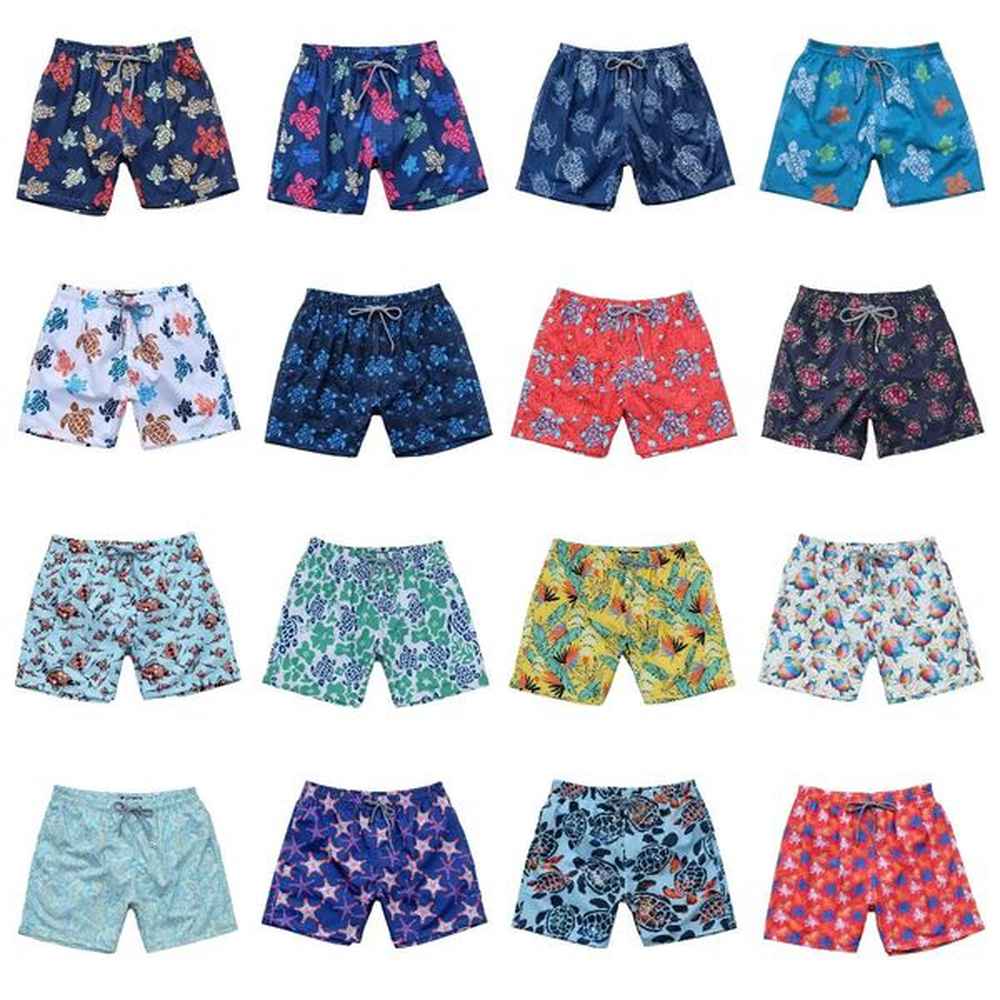 High Quality Turtle Swimming Shorts Mens Beach Swim Trunks With Triangular Inner Stretch Quick Drying Bermuda Boardshort 240518