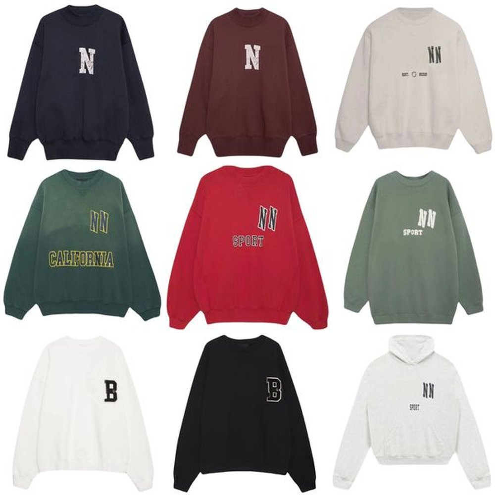 high quality women sweatshirt letter printing fleece round neck loose