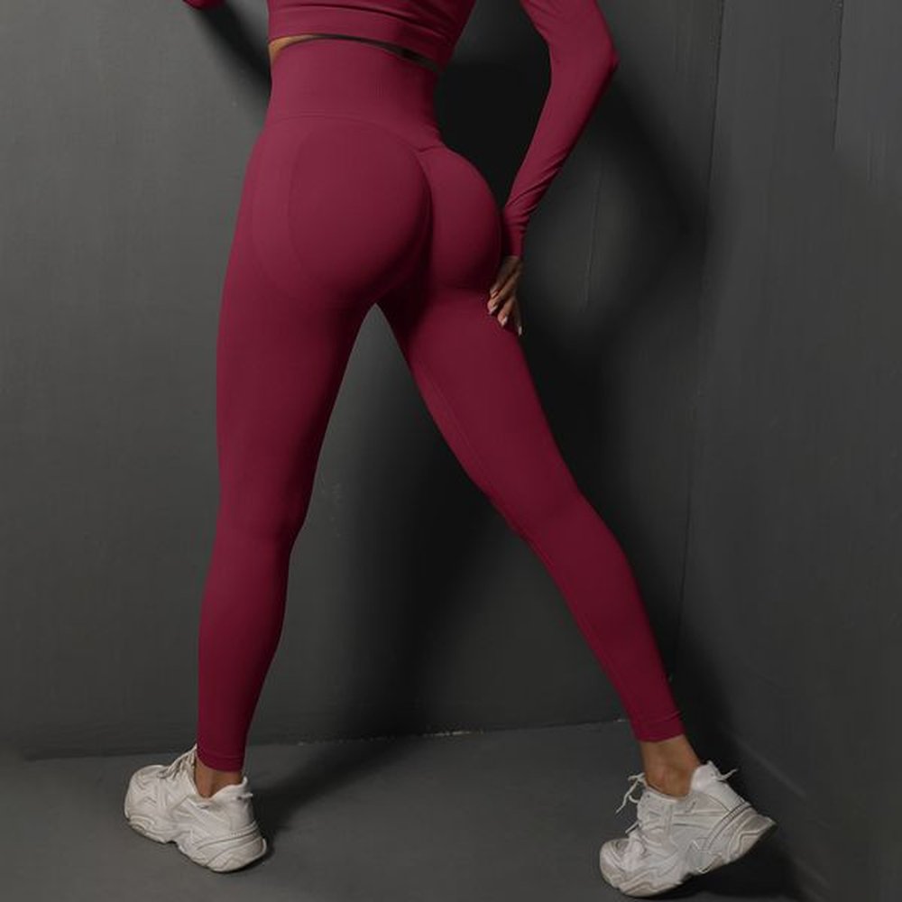 high quality womens hip lifting and high waist elastic training