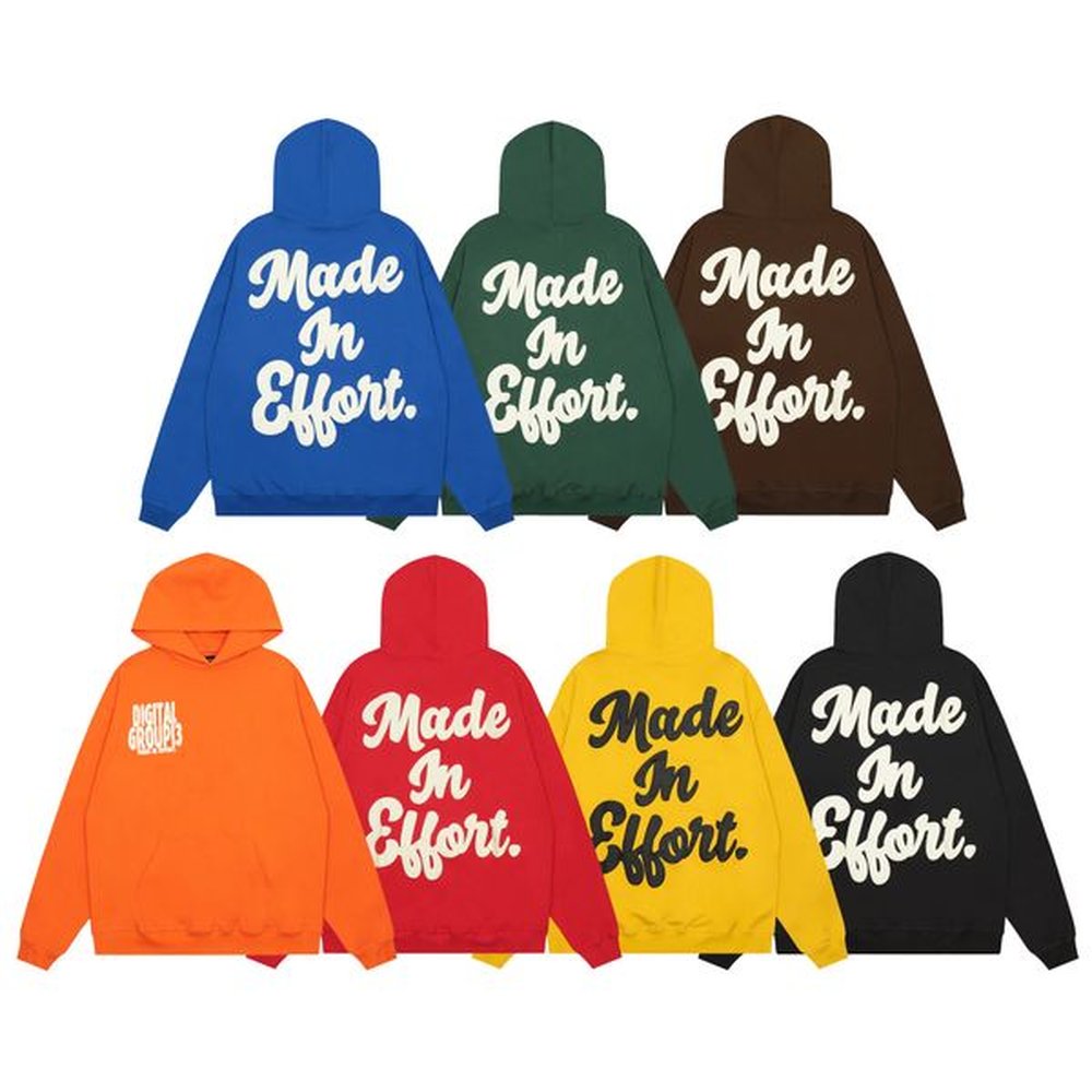 High Street Designer Women Men Black Cotton Hoodie Pullover Hoody Fashion Man Casual White Fleece Sweatshirt Letter Printing