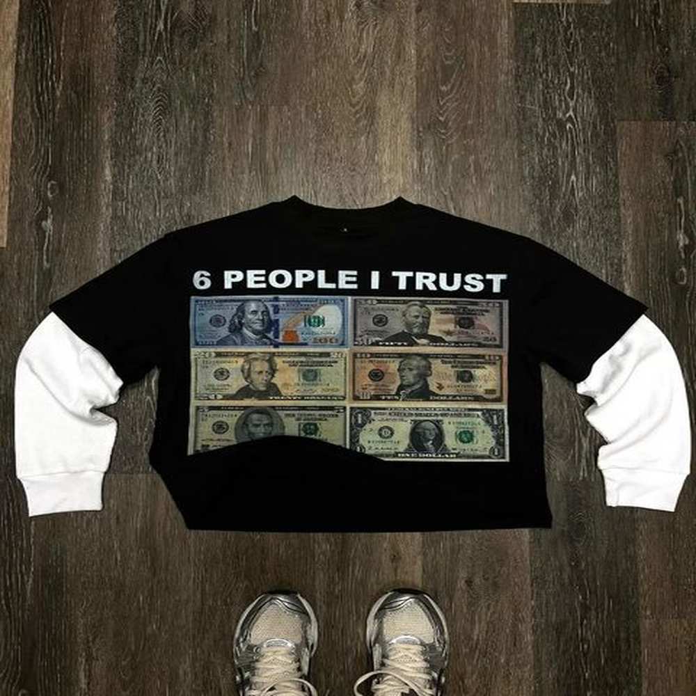 High Street Harajuku vintage print spliced long sleeve hoodie T-shirt Women Y2k goth hip hop fashion trend couple loose top 250113