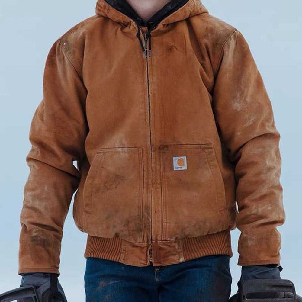 High version canvas men jacket embroidered zippered cardigan coat Carhart designer jackets mens casual Jacket vintage work clothe Loose desi
