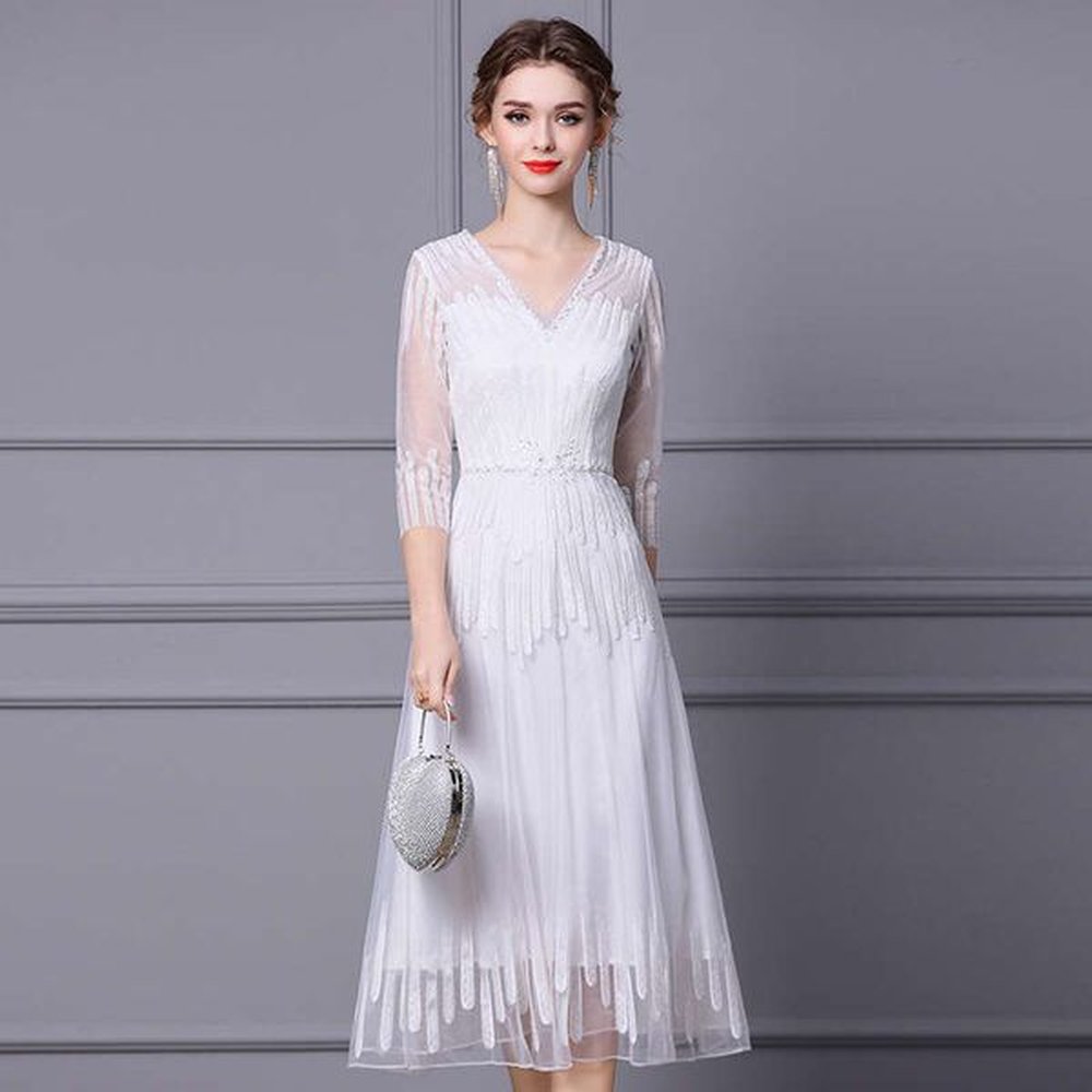 highend dress mature style autumn new item niche design