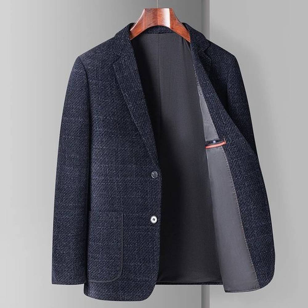 Highend Fashion Casual Suit for Men Autumn and Winter Light Business Single West Texture Will Be Ironed Mens Coat 250113