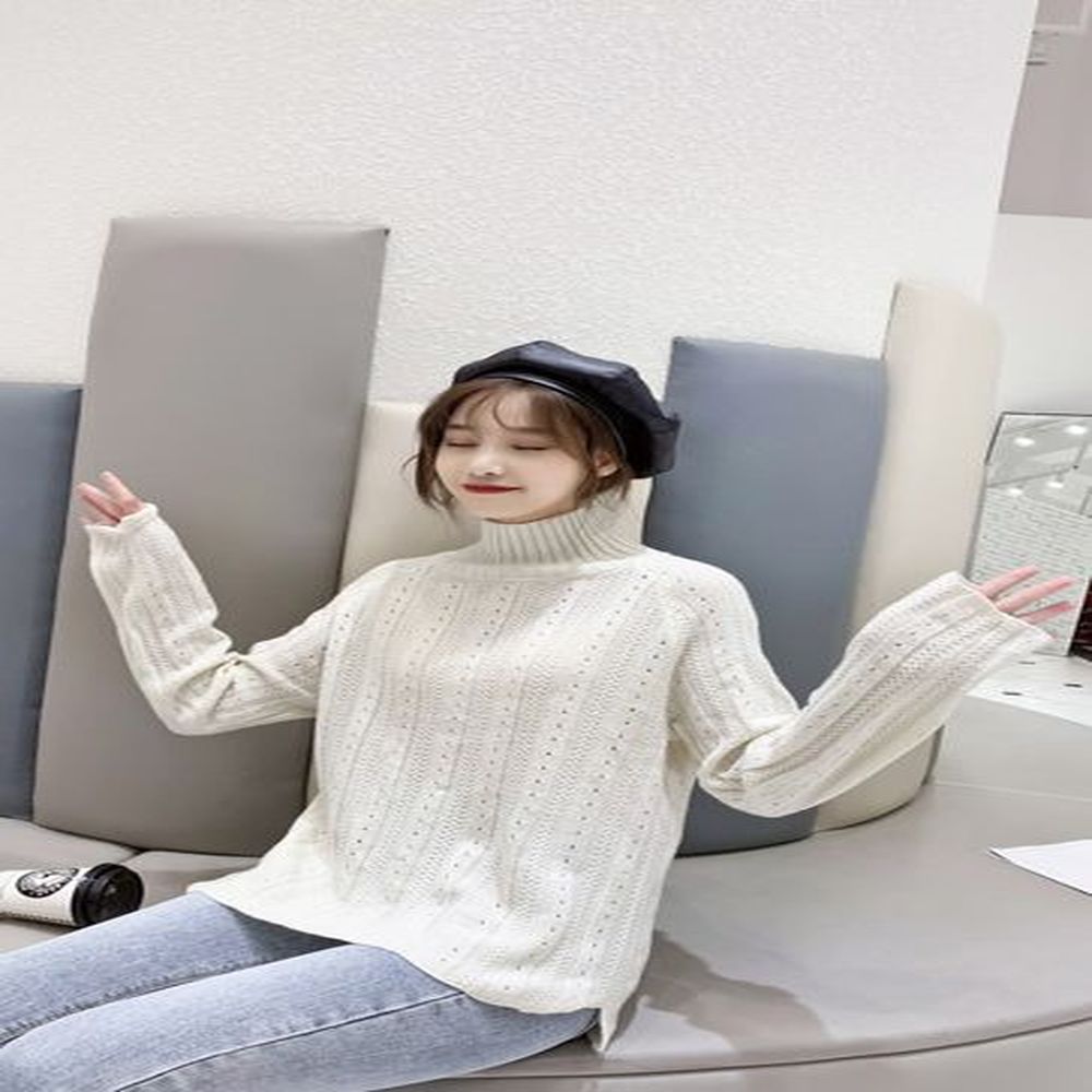 highend womens wool sweater for fall winter fashionable