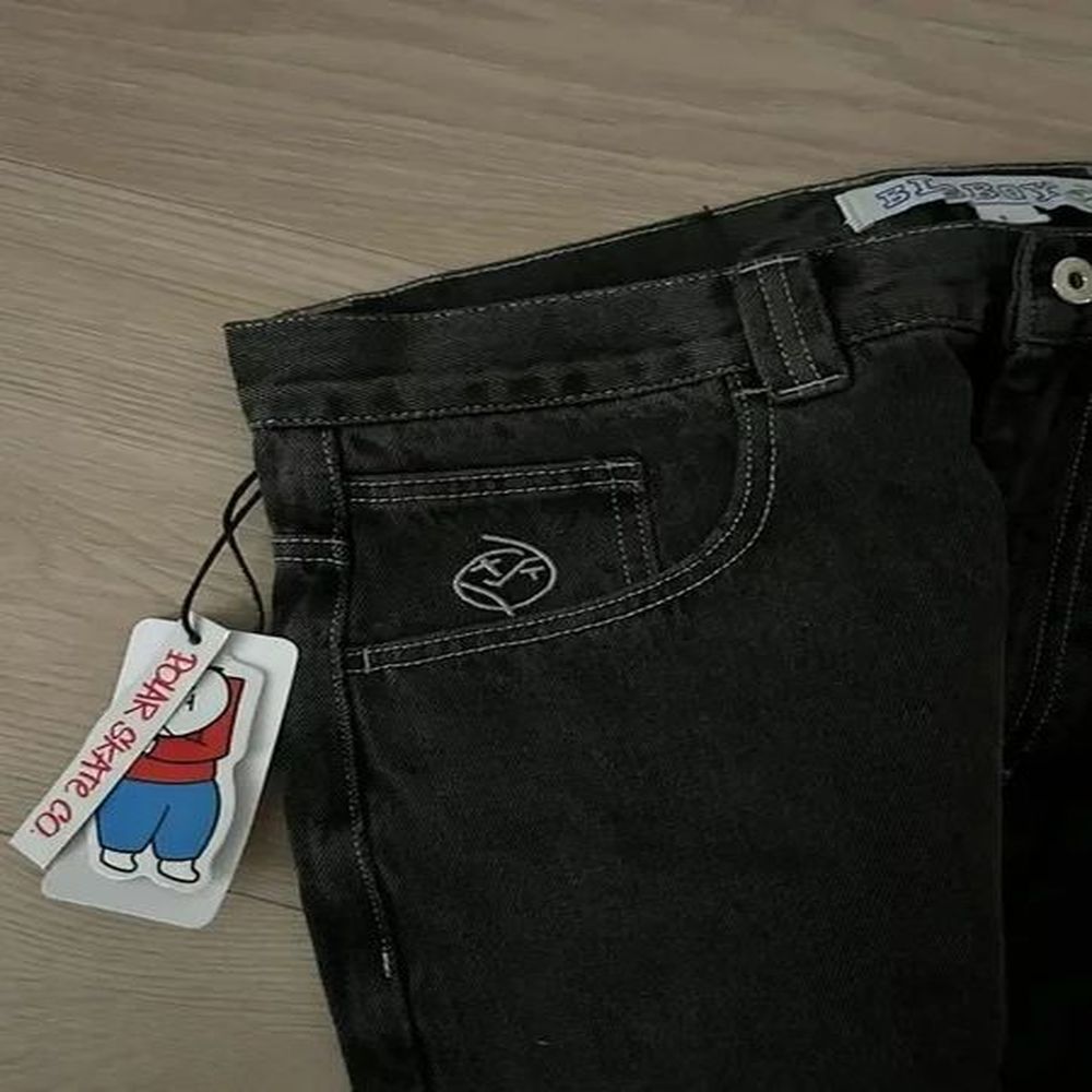 hip hop polar big boy jeans yk japanese harajuku cartoon
