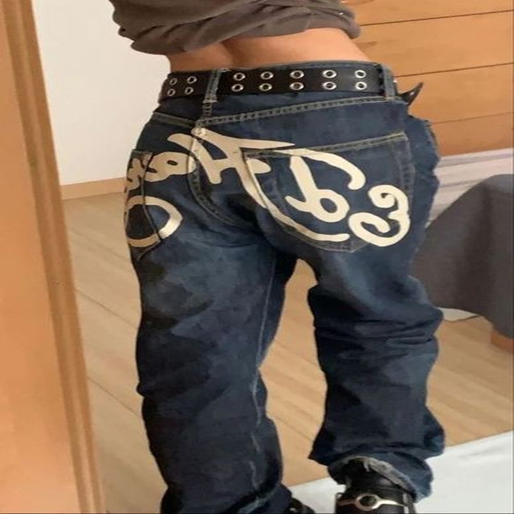 hip hop streetwear yk jogging pants woman loose pants loose