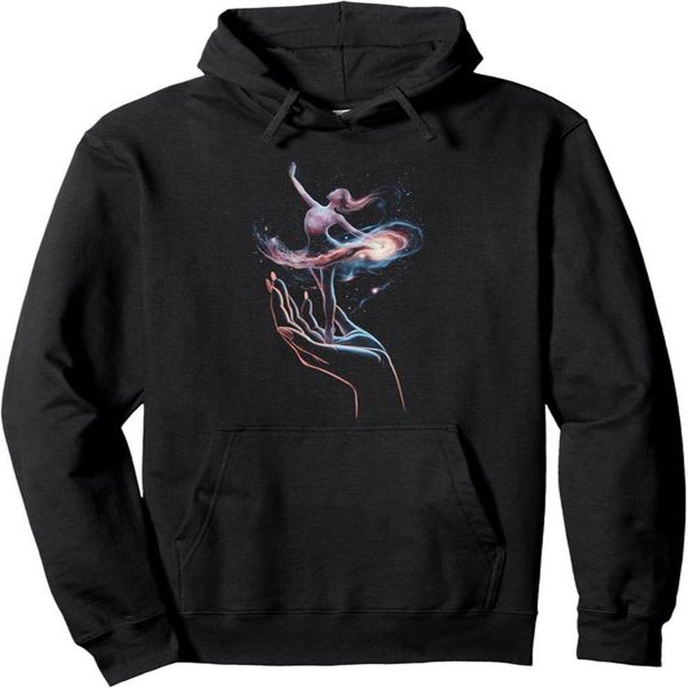 Hoodie for Mens Womens Ballet Dancer Galaxy Nebula Universe Space Gift Graphic Tees Pullover Hoodie Graphic Hoodies sweatshirt
