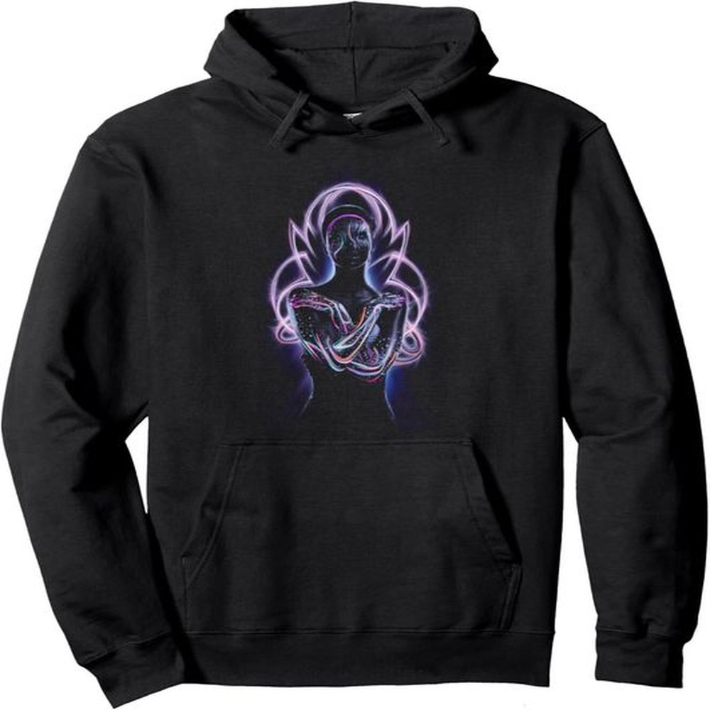 Hoodie for Mens Womens Fantasy Art Unique Mystical Woman with Abstract Colors Pullover Hoodie Graphic Hoodies sweatshirt