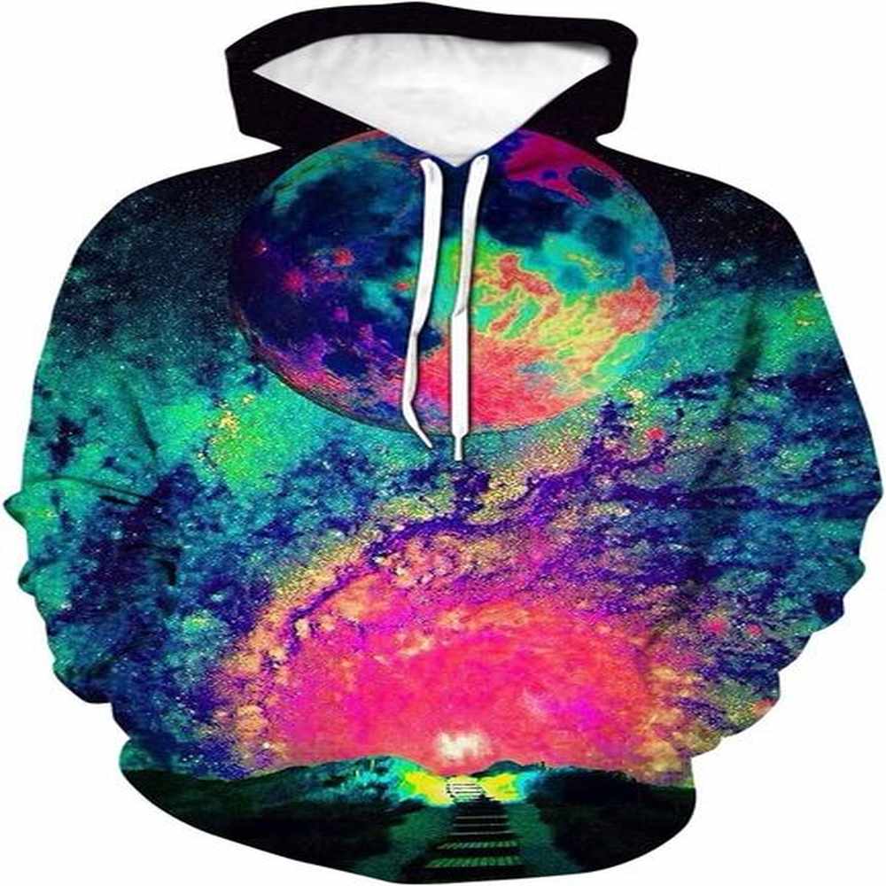 Hoodie for Mens Womens Mens Mushroom Hoodie 3D Tie Dye Sweatshirt Pullover Hoody Graphic Hoodies sweatshirt Pullover Long Sleeve breathable