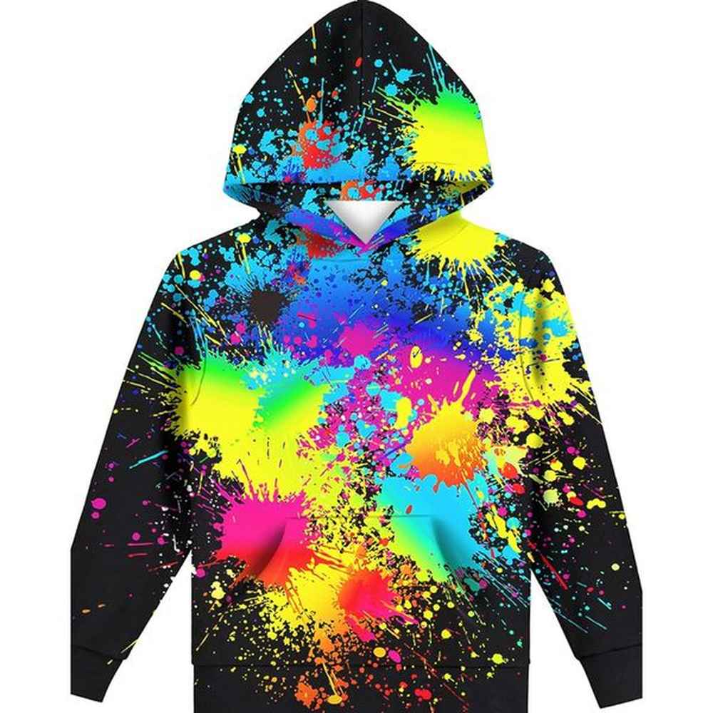 Hoodie for Mens Womens Unisex Boys Girls Hoodies 3D Printed Hooded Sweatshirts for Kids Pullovers with Pockets Graphic Fashionable, cool and