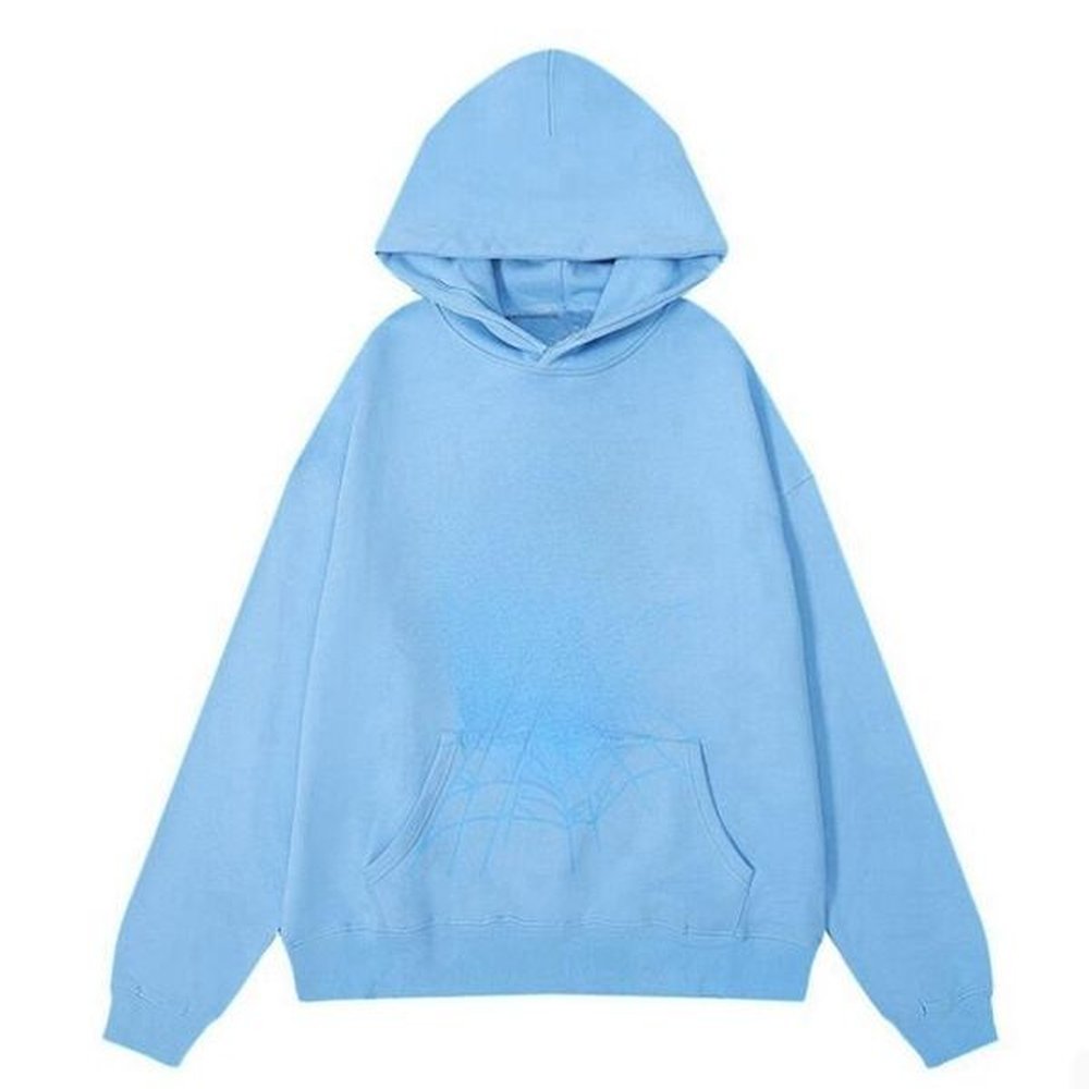 Hoodie Men Women Fashion 3D Web Foam Print Hoodie Loose Hooded Sweatshirts MJ0012