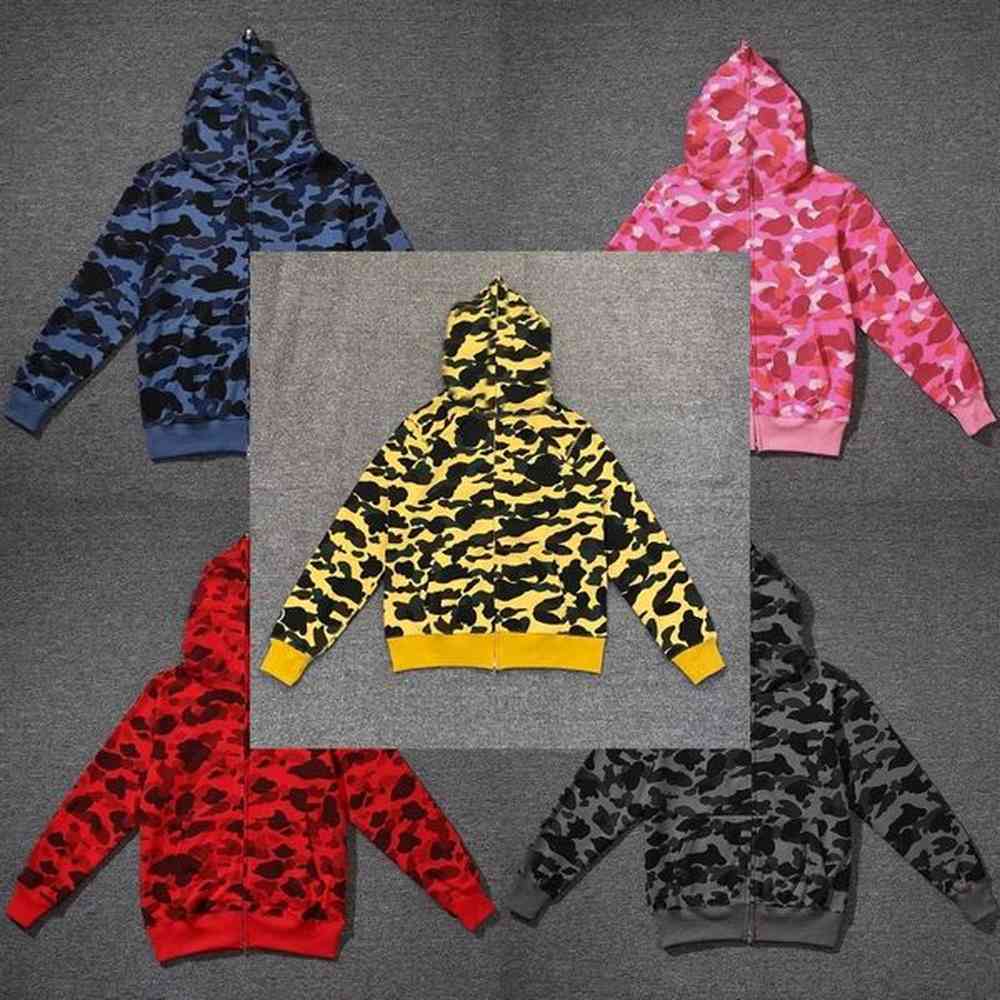 hoodies designer hoodie man hoodies mens hoodie Pullover Patchwork Long sleeves Multi camouflage 380g cotton Fabric Asian Size hoodie sweate
