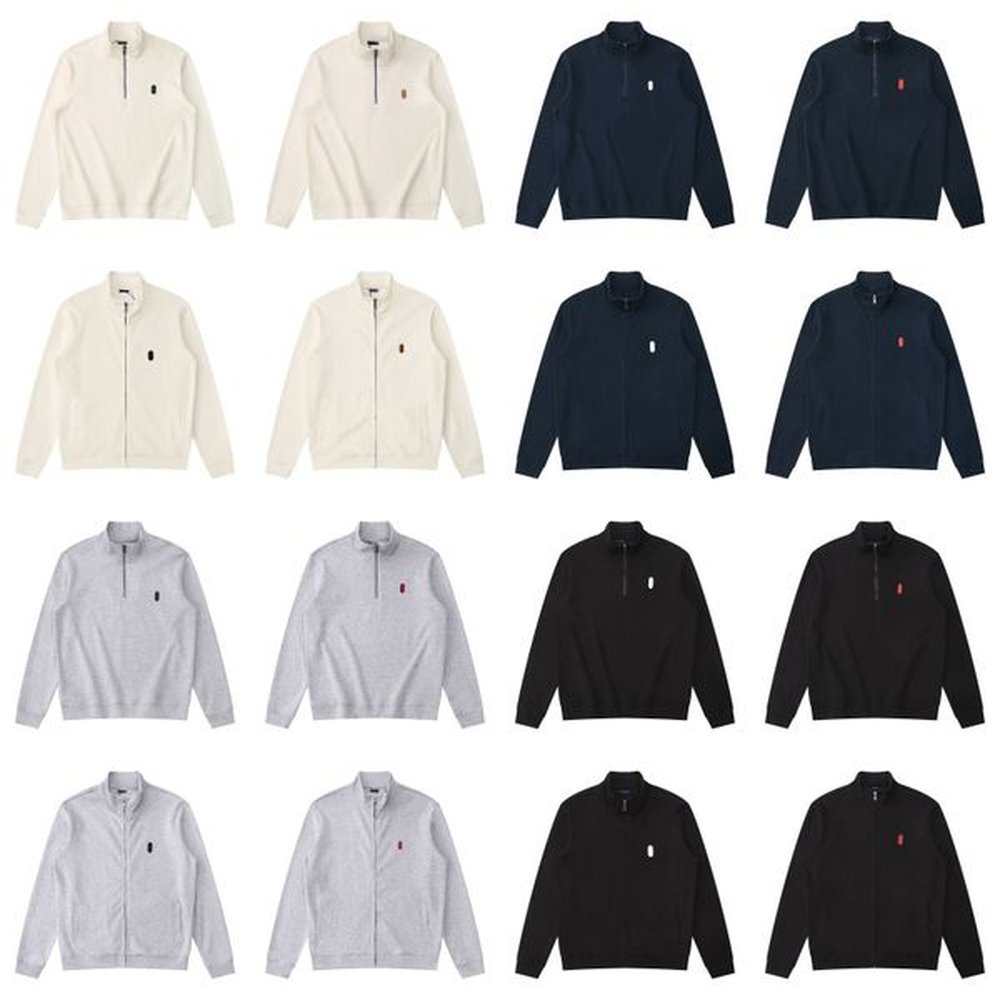 hoodies designer mens hoodie pullover sweatshirt polo hoodie pony embroidery cotton half pull zip up hoodies jacket autumn winter casual str