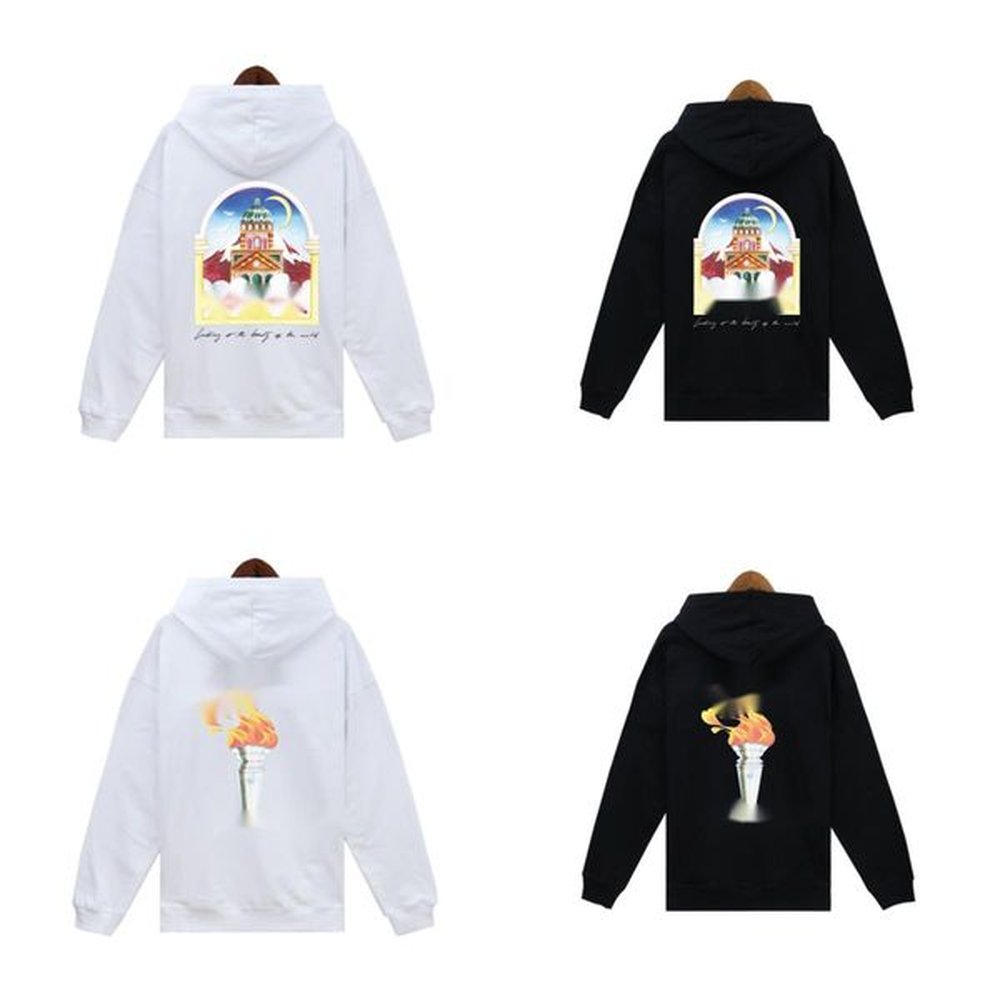 hoodies for men hoodie and sweatpants set mens hooded sweatshirts designer women graphic vintage INS Y2K street clothing saess