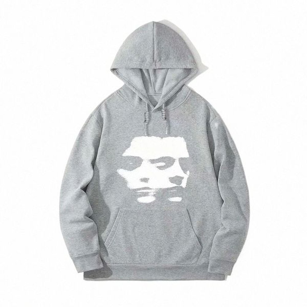 hoodies For Men Women Trendy Character Face Hoodie Cool Hooded Streetwear Graphic Hoodie Sweatshirt Pullover Casual Long Sleeve y1cp#