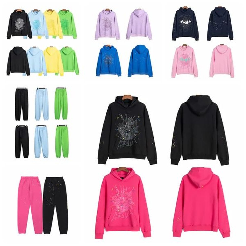 hoodies mens hoodie designer hoodie designer men and women hoodie pink purple Young Thug tracuit web jacket Sweatshirt High quality