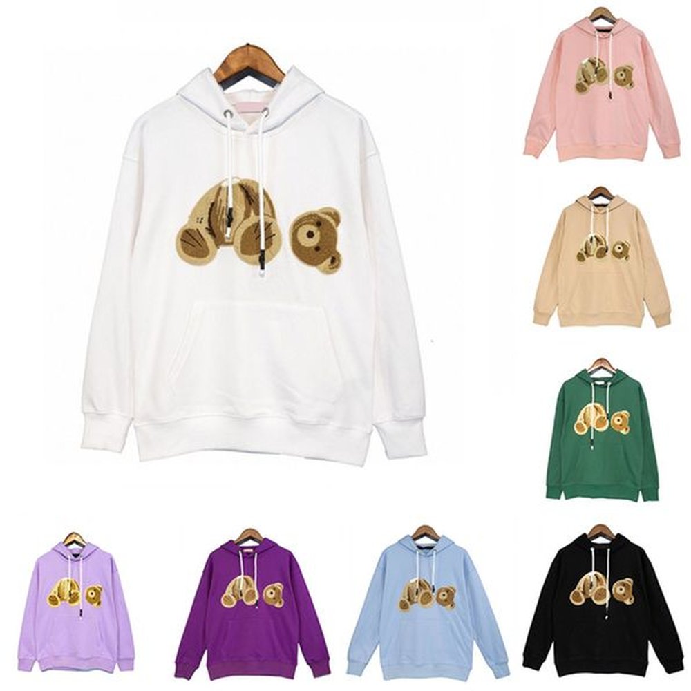Hoodies Mens Women Designers Hoodie pullover Palms Guillotine bear Hoodies Sweater Sweatshirts Streetwear High quality cotton Hooded Hoodies