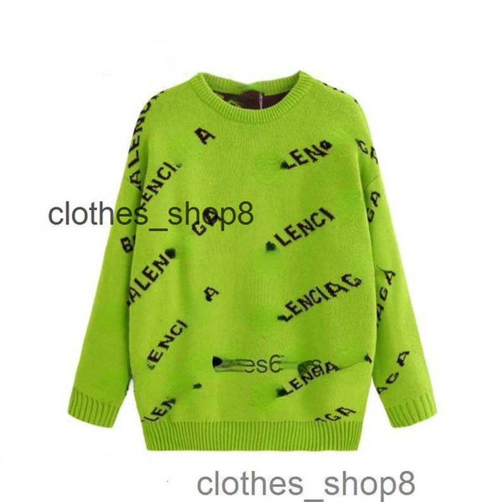 Hoodies Sweater fashion Balencagg Designer brand Women Sweaters Real Men's # Pullover printed letter women's loose wear new sty NI