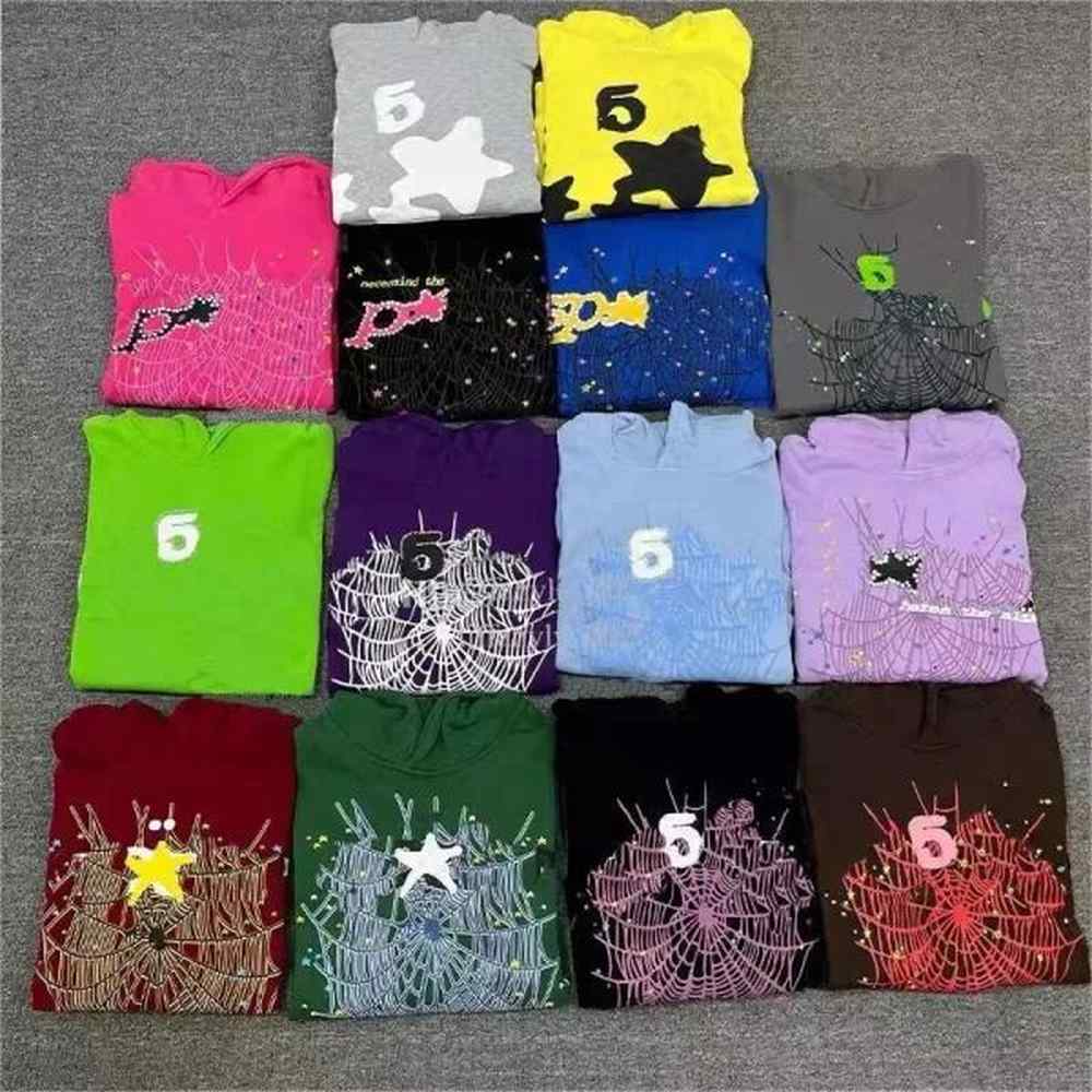 hoodies Young Thug Men Women Hoodie High Quality Foam Print Web Graphic Pink Sweatshirts y2k Pullovers S-2XL Designer Hoody Tracksuit