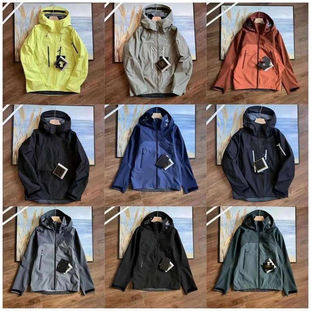 Hot sale arc mens jackets nylon waterproof long sleeve outwear coats sports Breathable Hooded oversized Coat Women Outdoor Cardigan Versatil