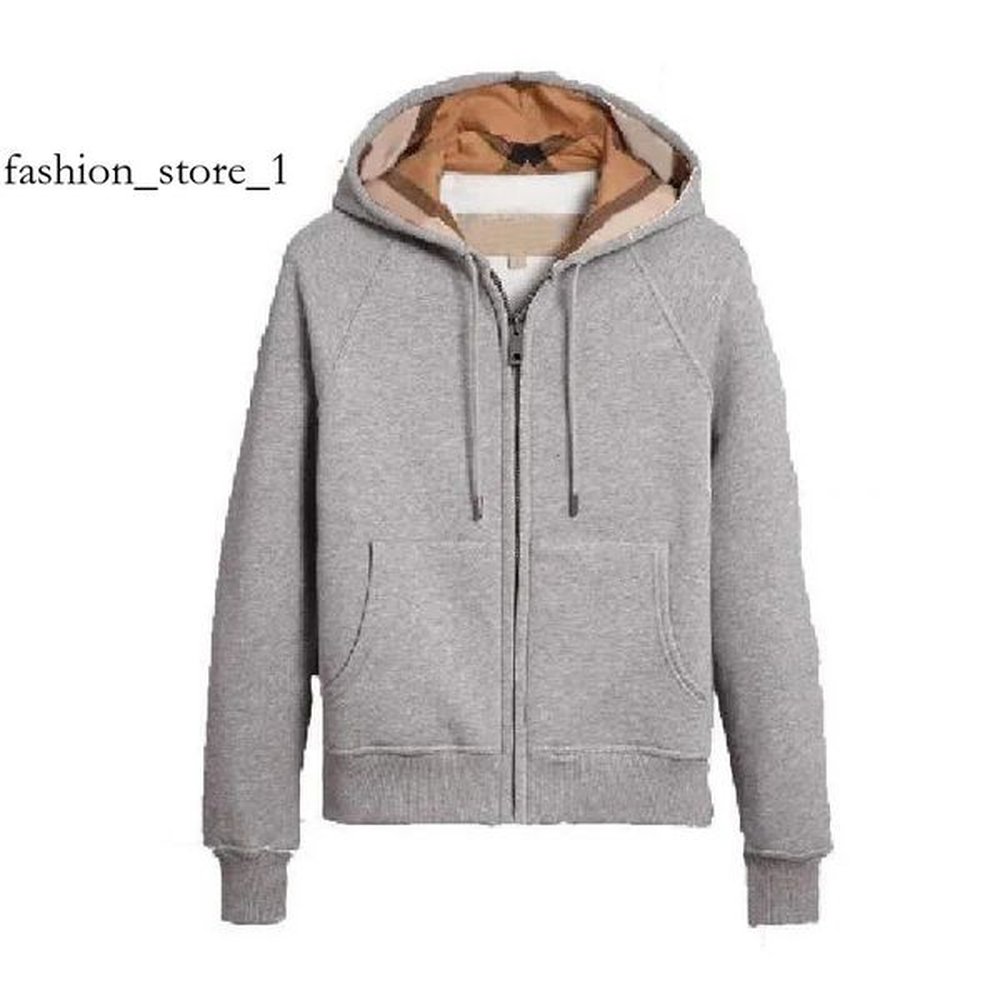 hot sales Designers Womens burbarry Hoodies Sweater Jackets With Zipper fashion jacket bureberry hoodie Sweatshirt Tops Spring Autumn And Wi