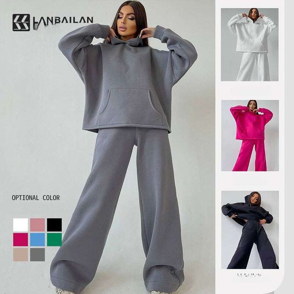 hot selg european american womens autumn and winter hooded pocket