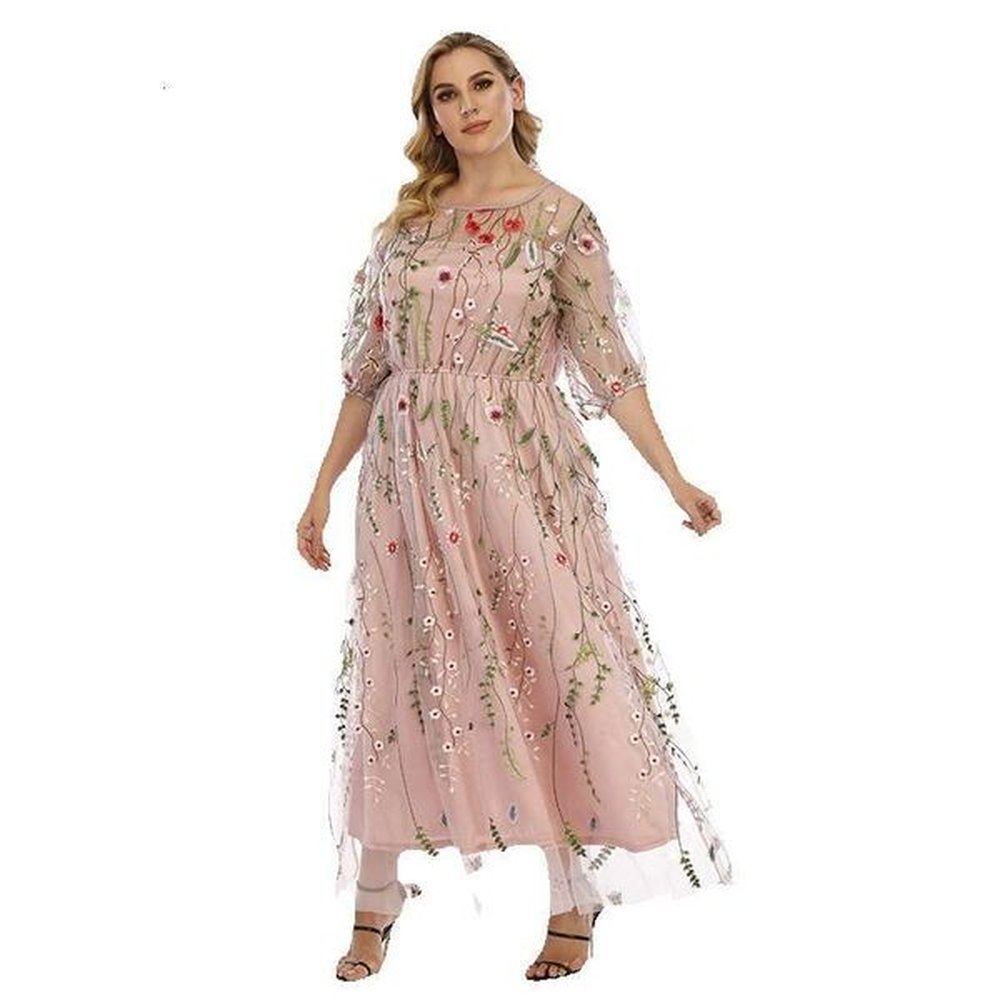 hot selling french hepburn style oversized evening dress womens mesh