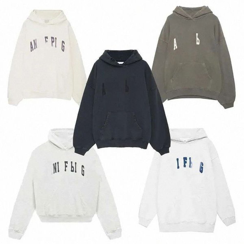 2024 Hot selling Men's Designer Fashion Cotton Solid Color Hooded New A Classic Letter B Printed Washed Colorful Snowflake Shirt Hooded