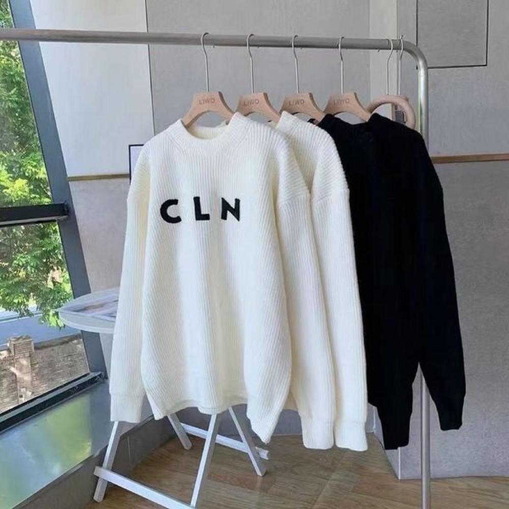 in the spring of the new letter tneck sweater