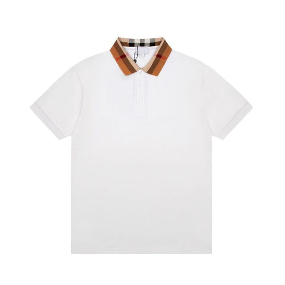 italy polot shirt men womens t shirts mens designer shirt fashion plaid letter printing cotton commercial affairs shirts sports tees m3xl