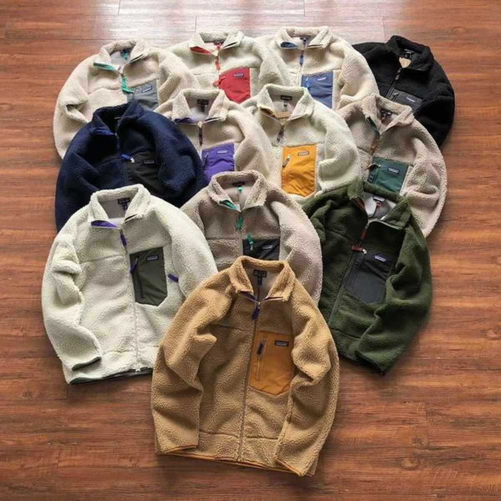 Jacket Designer Mens Jacket Thick Warm Down Fashion Classic Retro Couple Warm Lamb Cashmere fleece coat Couple Winter Coats Antumn Winter